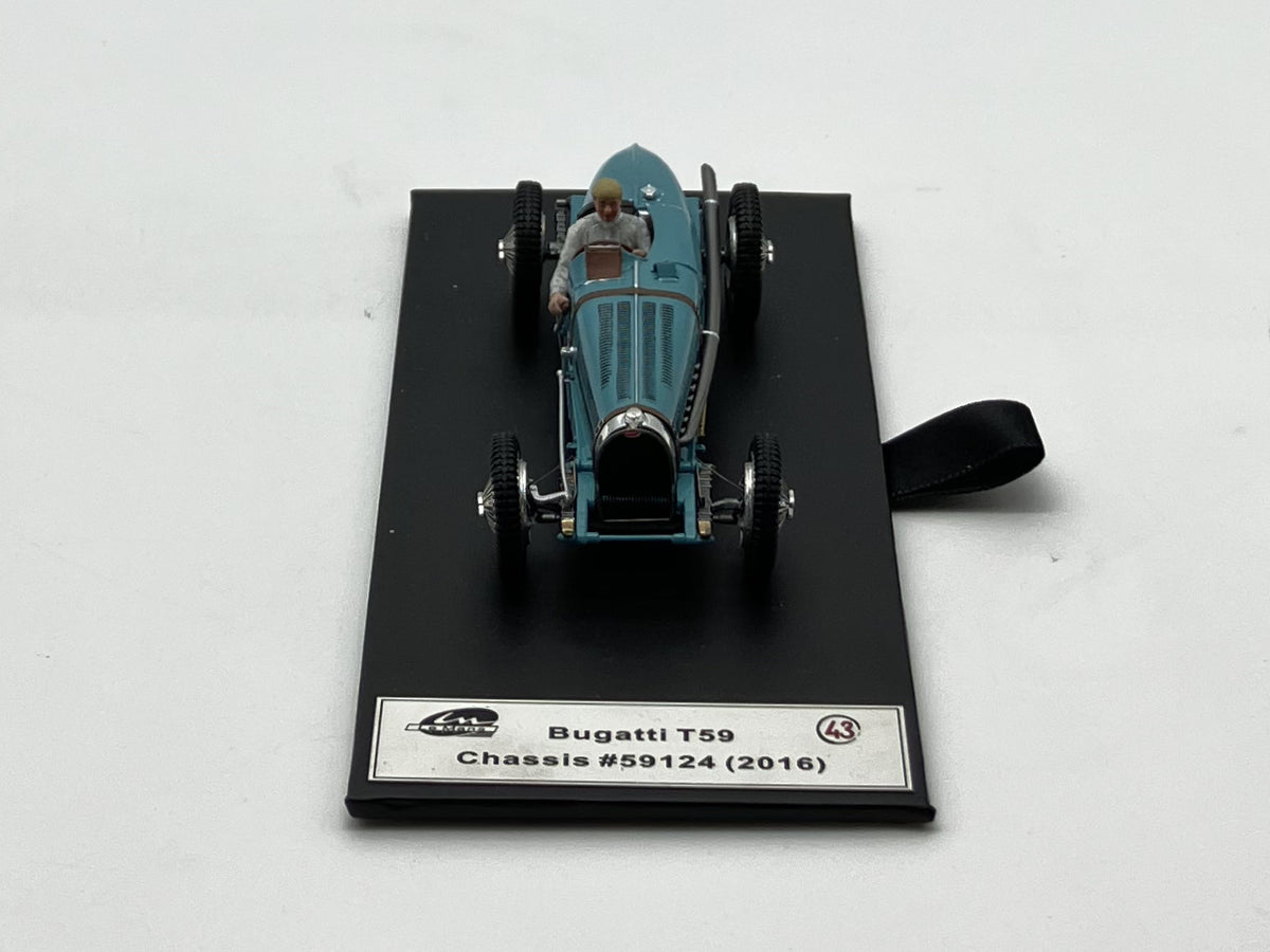 LE MANS MINIATURES - LM143106M-LB - Bugatti type 59 chassis n.59124 bleu ciel