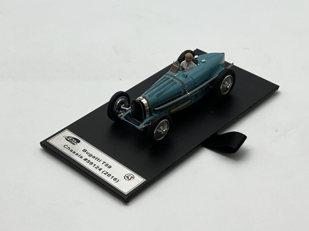LE MANS MINIATURES - LM143106M-LB - Bugatti type 59 chassis n.59124 bleu ciel
