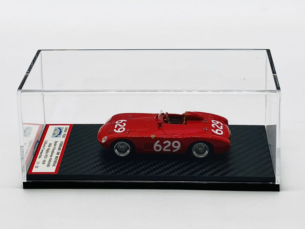 ALFA MODEL AM43F231 FERRARI 500 MONDIAL #0404MD SPYDER PININFARINA – MILLE MIGLIA 1955 #629 G. CORNACCHIA
