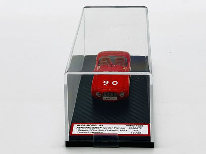 ALFA MODEL AM43F222 Ferrari 625TF Spyder Vignale #0306TF Coppa delle Dolomiti 1953 #90 – U. Maglioli