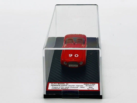 ALFA MODEL AM43F222 Ferrari 625TF Spyder Vignale #0306TF Coppa delle Dolomiti 1953 #90 – U. Maglioli