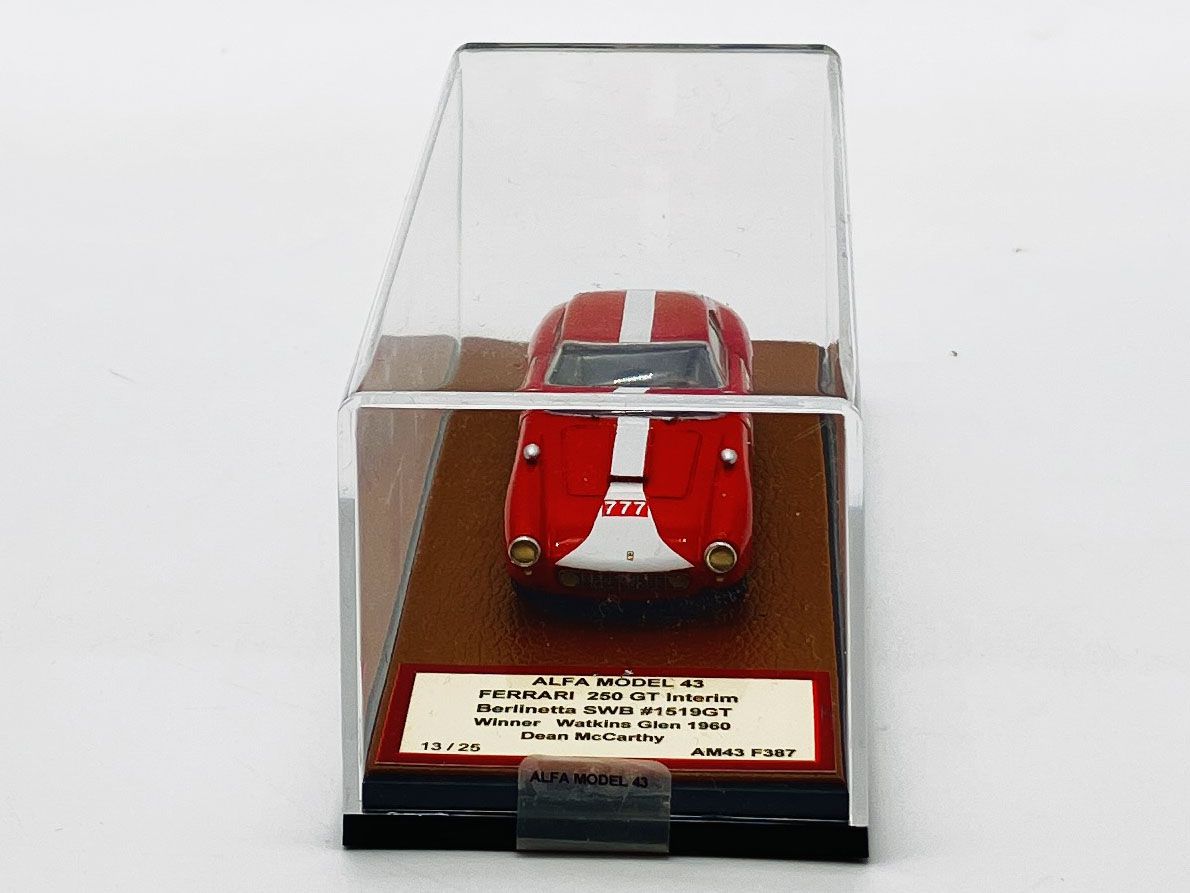 ALFA MODEL AM43F387 FERRARI 250GT INTERIM BERLINETTA SWB #1519GT WINNER WATKINS