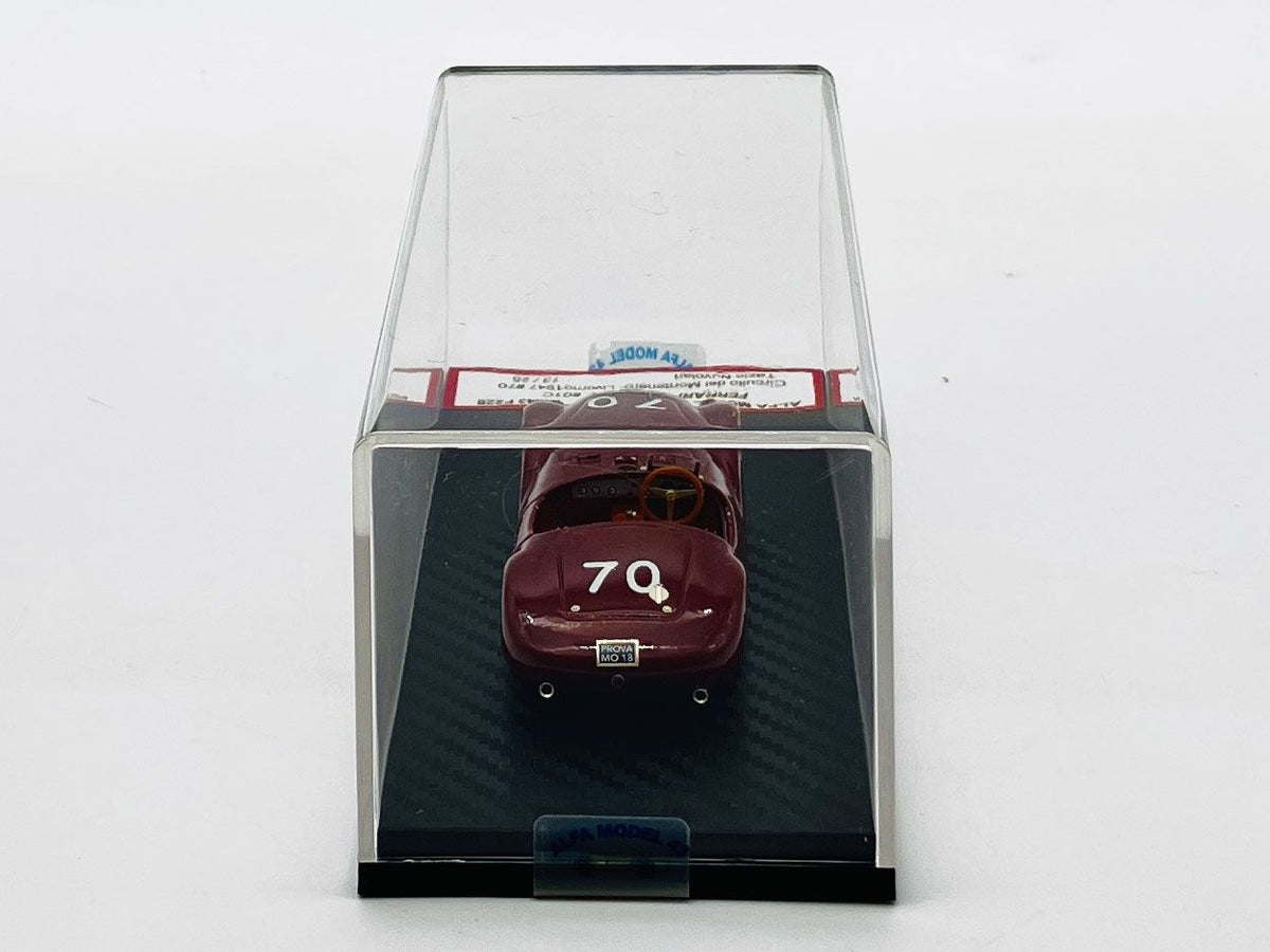 ALFA MODEL AM43F228 FERRARI 125 SPYDER 01C CIRCUITO DEL MONTENERO 1947 #70 TAZIO NUVOLARI