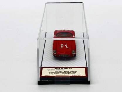 ALFA MODEL AM43F271 FERRARI 166MM 53 SPYDER VIGNALE CH0264M SUPERCORTEMAGGIORE 1955 N.54 BETTIOL BENZONI