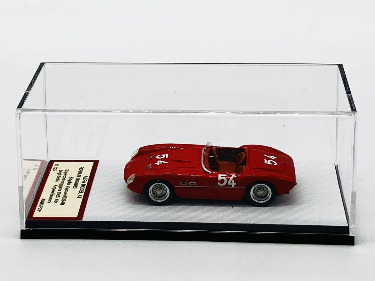 ALFA MODEL AM43F271 FERRARI 166MM 53 SPYDER VIGNALE CH0264M SUPERCORTEMAGGIORE 1955 N.54 BETTIOL BENZONI