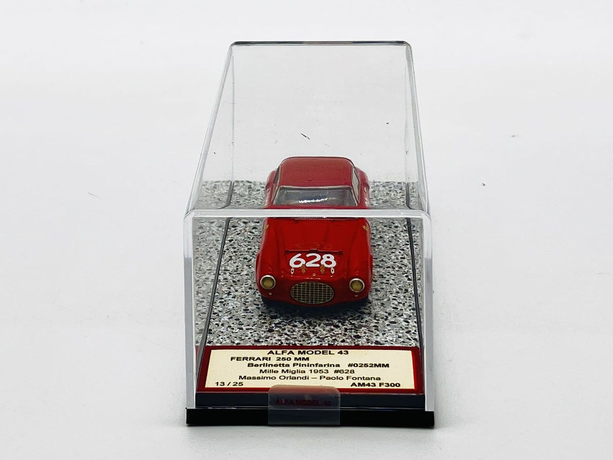 ALFA MODEL AM43F300 FERRARI 250 MM BERLINETTA PININFARINA N.0352MM MILLE MIGLIA 1953 N.628 ORLANDI - FONTANA