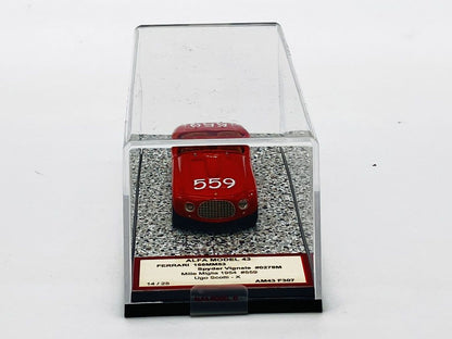 ALFA MODEL AM43F307 FERRARI 166MM53 SPYDER VIGNALE #0278M MILLE MIGLIA 1954 #559 UGO SCOTTI - X